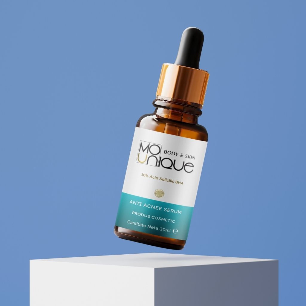 Anti Acnee Serum cu 10% Acid Salicilic BHA - 30 ml
