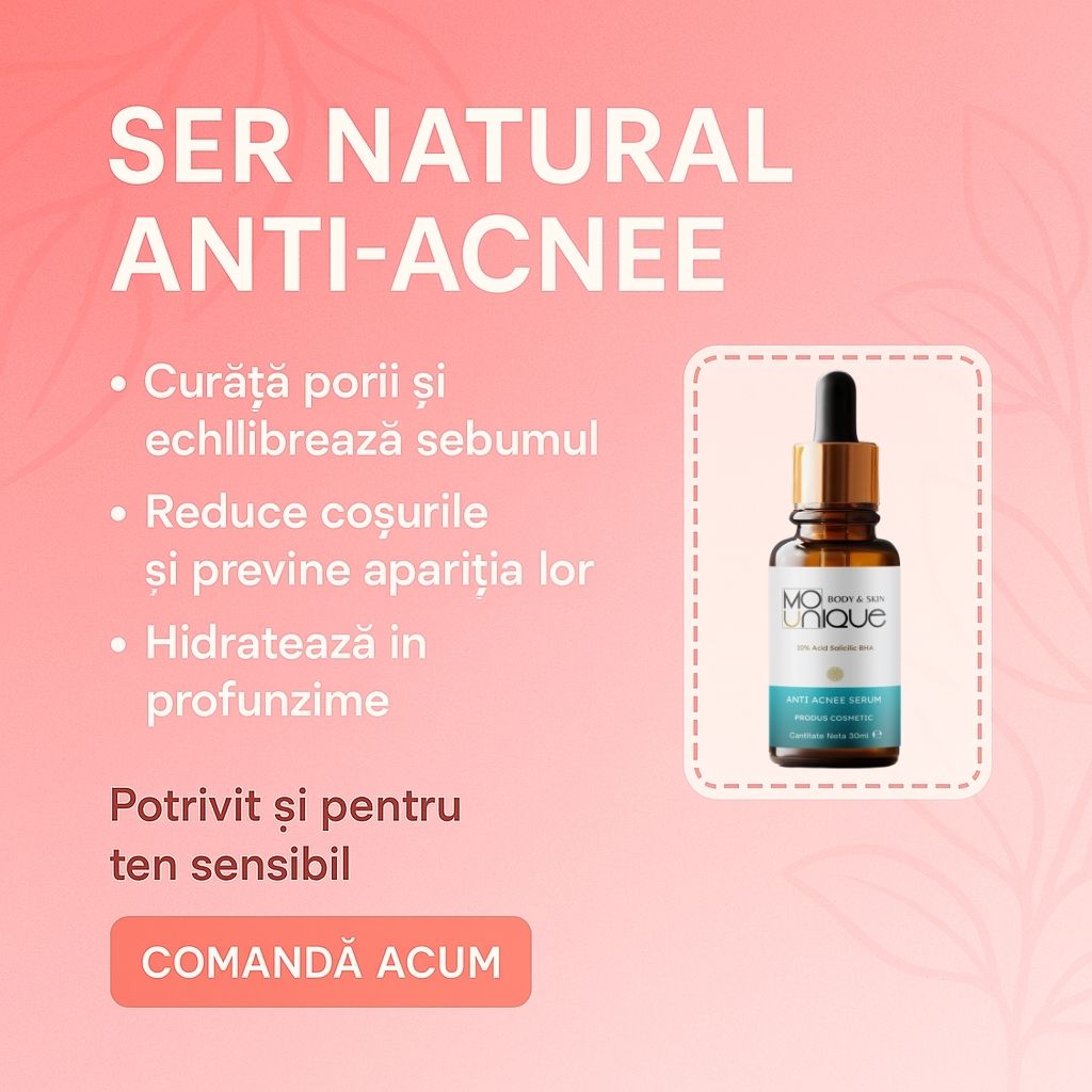 Anti Acnee Serum cu 10% Acid Salicilic BHA - 30 ml