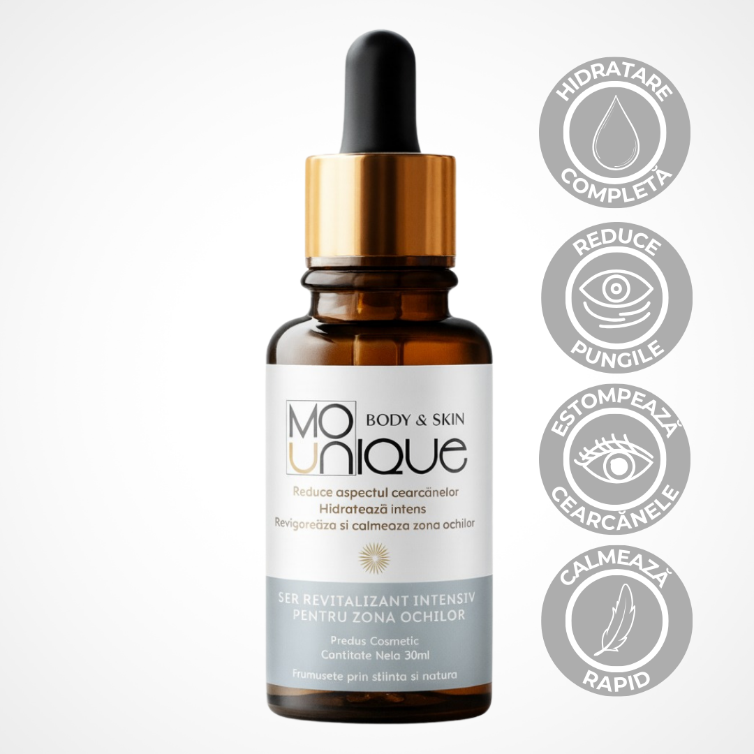 Siero contorno occhi rivitalizzante intensivo con caffeina, niacinamide e aloe vera 30 ml