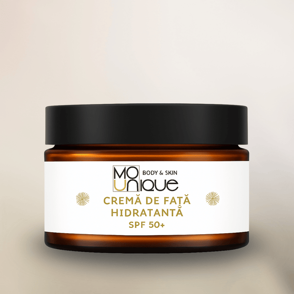 Cremă de Față Hidratantă cu SPF 50+ - Mounique