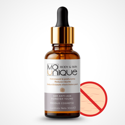 Ser Anti‑Age Forever Young cu Peptide & Acid Hialuronic -  30 ml - Mounique