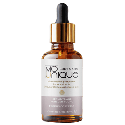 Ser Anti‑Age Forever Young cu Peptide & Acid Hialuronic -  30 ml - Mounique