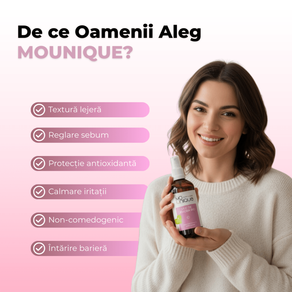 Ulei de Jojoba Bio – Certificat Organic - 100ml - Mounique