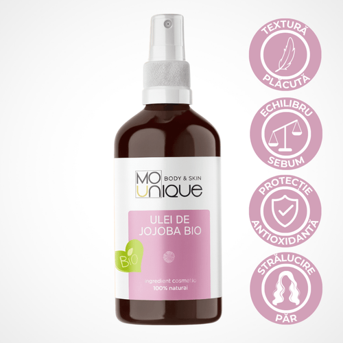 Ulei de Jojoba Bio – Certificat Organic - 100ml - Mounique