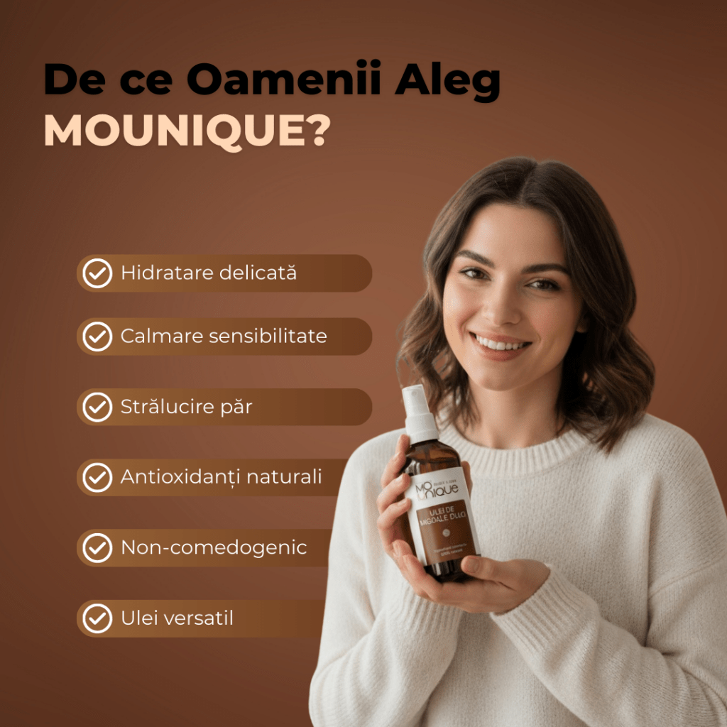Ulei de Migdale Dulci - 100ml - Mounique