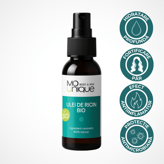 Ulei de Ricin Bio – Certificat Cosmos Organic - 100ml - Mounique